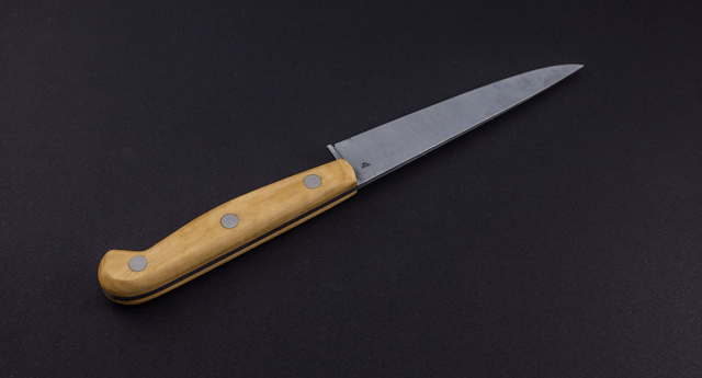 Couteau utile traditionnel - manche en buis, lame carbone